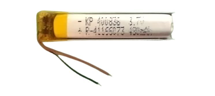 KP-400838 3.7V 480mAh Rechargeable Battery 480 mah for Bluetooth Headset, Neckband, DIY, Robotics