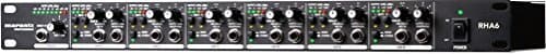 Marantz RHA6 Professional 6-Channel Headphone Amplifier, Stereo Aux Input on Each Channel with Level Adjustments, Additional Direct Input on Front Panel to Mix in Additional Sources