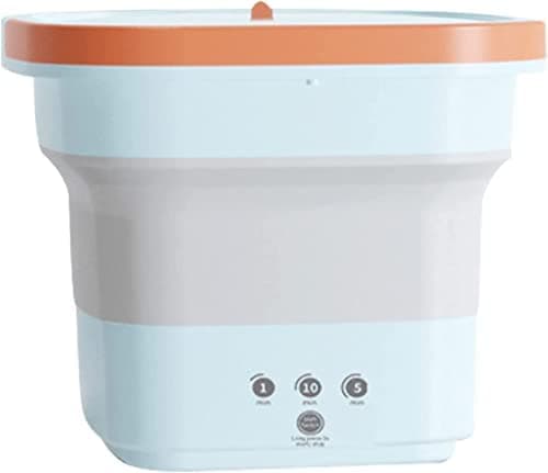 Roky Mini Foldable Washing Machine, Portable Washing Machine - Ultrasonic Cleaning Machine, Folding Mini Laundry, Small Automatic USB Powered Cleaning Washer for Travel Home Business Trip