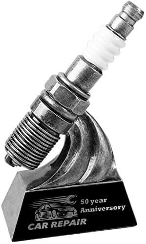 HINOVO 6" Spark Plug Car Show Award for Car Show Car Cruise Free Engraving L