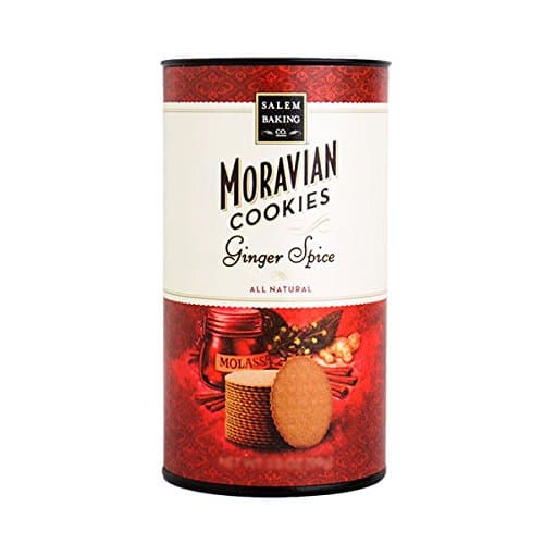 Salem Baking Company Ginger Spice Moravian Cookies, 3 Ounce Tube