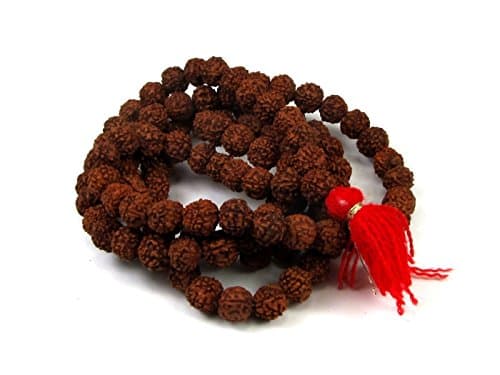 INDIAN ASTROLOGY BLESSED & ENERGIZED 5 FACET (5 MUKHI) KING RUDRAKSHA RUDRAKSH JAPA JAAP MALA PREMIUM QUALITY BIG 10-12 mm (108+1) HINDU BUDDHIST PRAYER KARMA BEADS SUBHA ROSARY MALA FOR NIRVANA, BHAKTI, FOR REMOVING INNER DOSHAS, FOR CHANTING AUM OM, FOR AWAKENING CHAKRAS, KUNDALINI THROUGH YOGA MEDITATION