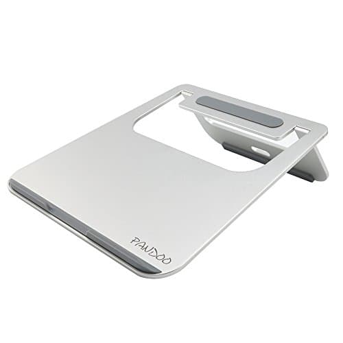 Portable Aluminum Laptop Stand Computer brackets for Macbook Air Macbook Pro and iPad Pro (silver)
