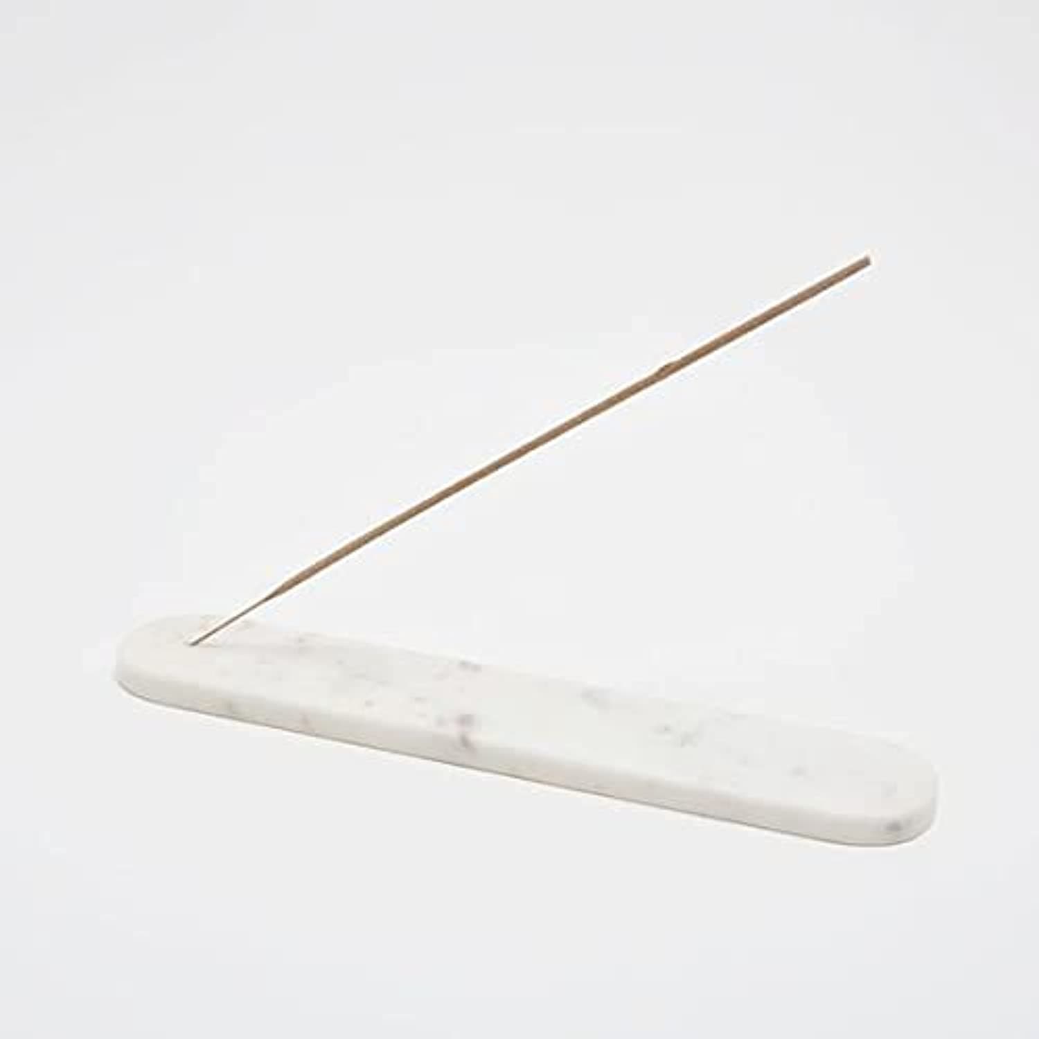 Marble Incense Holder/Incense Burner holder 25L X 5W cm (White)