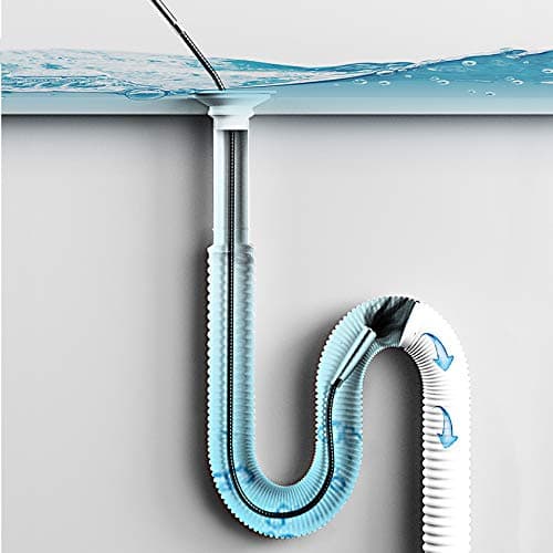 Edris Drain Hair Clog Remover"Compatible for Drain Snake", Sink Snake Unclog Drain Hair cleaning Claw Tool, Sink Snake Dredge Shower Drain Hair Catcher, Drain Cleaner Auger Hair Catcher,34 Inch