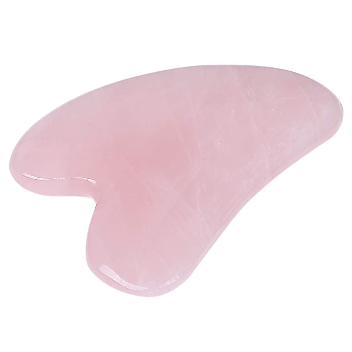 Rose Quartz 1: Scraping Facial Massage Tools, Natural Rose Quartz Aventurine Guasha Stone Board For Spa Acupuncture Therapy Trigger Point Treatment(Rose Quartz 1)