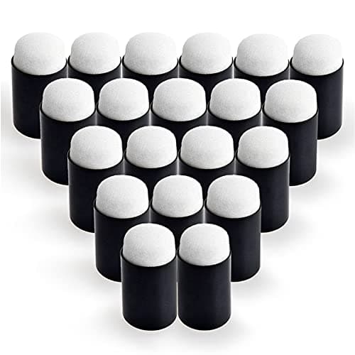 GooMart 20pcs Finger Sponges daubers, Craft Sponge Daubers Set for Painting, Drawing, Ink, Card Making
