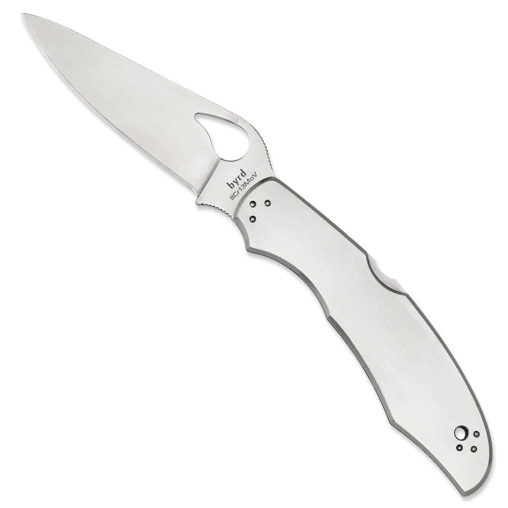 Byrd Cara Cara 2 Knife with 3.75" Steel Blade and Durable Stainless Steel Handle - PlainEdge - BY03P2