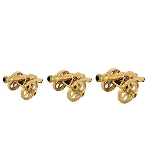 Brass Cannon Set of 3 Pieces