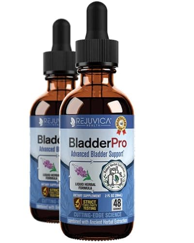 Rejuvica HealthBladderPro for Men and Women - Bladder Support Supplement - Liquid Delivery for Better Absorption - Pumpkin Seed, Uva Ursi, Goldenrod and More