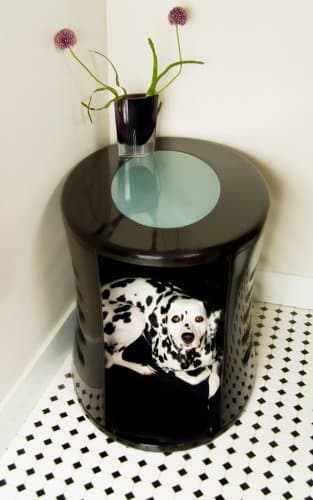 ZenHaus Modern Pet Crate Size: Small, Color: Black