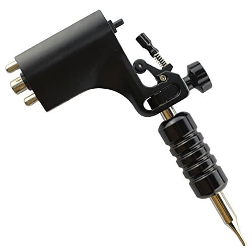 Rocsai Professional Handmade Tattoo Machine Kit Rotary Tattoo Machine Shader Liner Gun (Black)