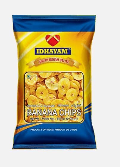 BANANA CHIPS BY IDHAYAM SOUTH INDIAN DELITE SAVOURIES & SNACKS FROM GOD'S OWN COUNTRY