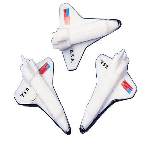 CelebrateExpress Space Shuttle Erasers