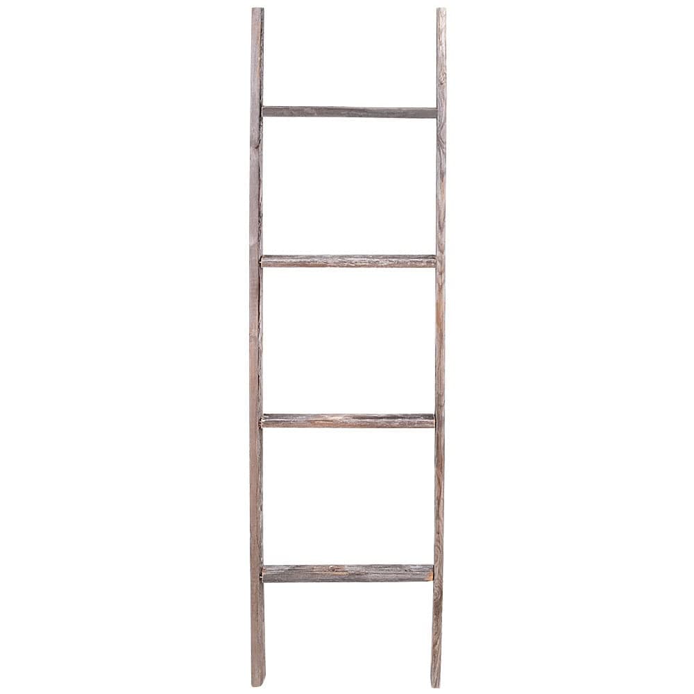 Decorative Ladder â Reclaimed Old Wooden Ladder 6 Foot Rustic Barn Wood