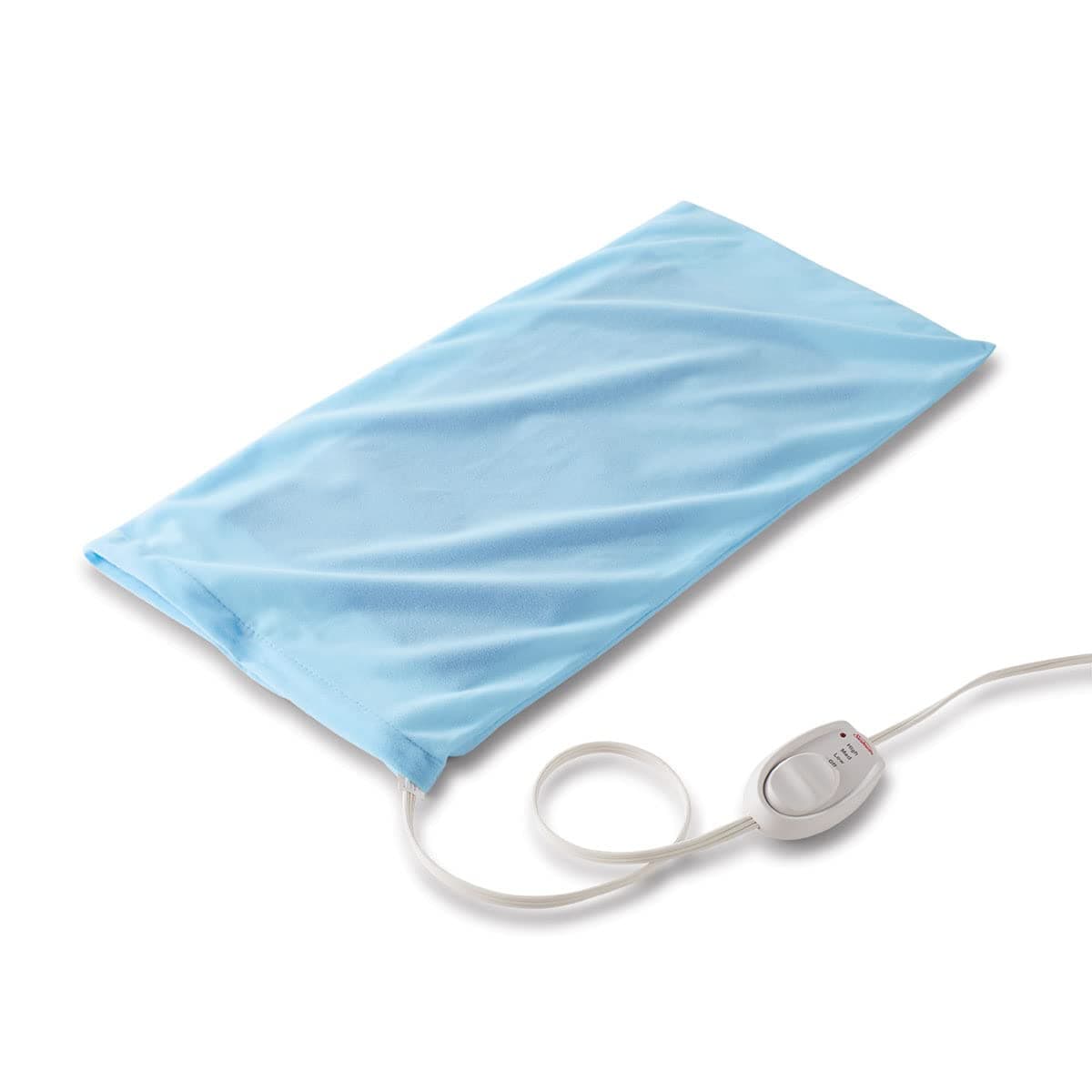XL Heating Pad for Back Neck and Shoulder Pain Relief with Sponge for Moist Heating Option Extra Large 12 x 24" Blue