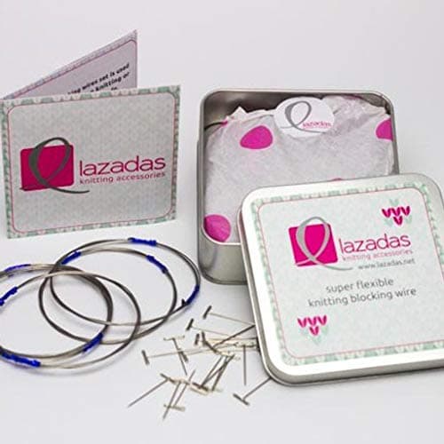 Lazadas Blocking Wires for Knitting and Crochet, Long Set