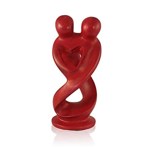 Stoneage Arts Global Lovers Soapstone Abstract Figurine (Hand Made in Kenya)