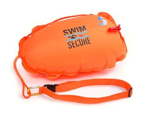 Chillswim Swim Secure Tow Float Pro - Safer Open Water Swimming High Viz Orange