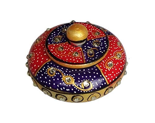 sdshopping Marble Sindoor Box Kumkum Holder