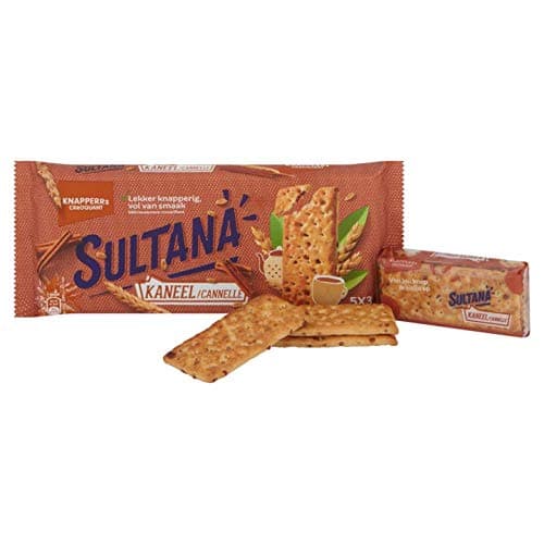 Cinnamon Biscuit Portion Packs | Sultana | Crunchy Cinnamon 5 x 3 pieces | Total Weight 7.3 ounce