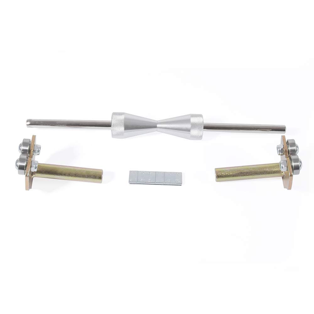 MOTO4U Portable Wheel Balancer Rim Tire Balancing Weights Universal Motorcycle Bike Motorbike MX Wheel Balancer 35CM