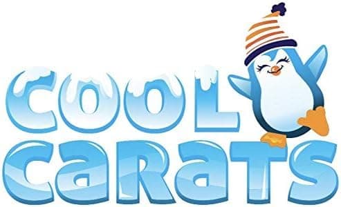 Cool Carats Car Seat Cooling Pad for Babies, Toddlers, and Kids - Comfortable and Durable Cooling Pad for Hot Summer Days - One Size Fits All, Black and White