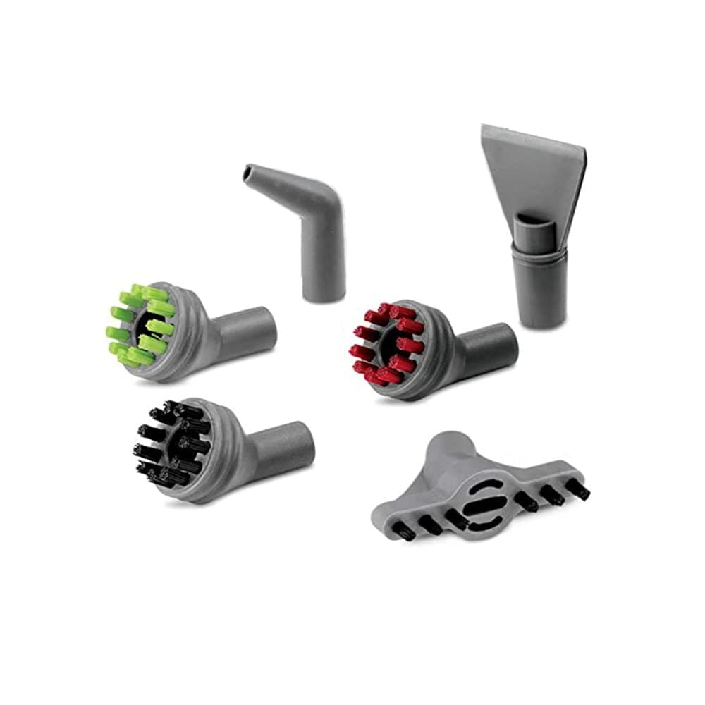 6 Pack for Bissell SteamShot Hard Surface steam Cleaner 39N7A 39N7V 39N7H 2994B Replacement Parts (3 Hard Brushes + 1 Wall Crevice Brush + 2 Multi-Surface Tools)…