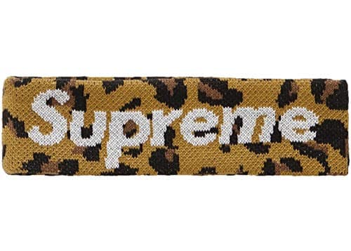 Supreme Headband Leopard Box Logo FW18 Brand New 100% Authentic Real SUPREMENEWYORK Designer Rare
