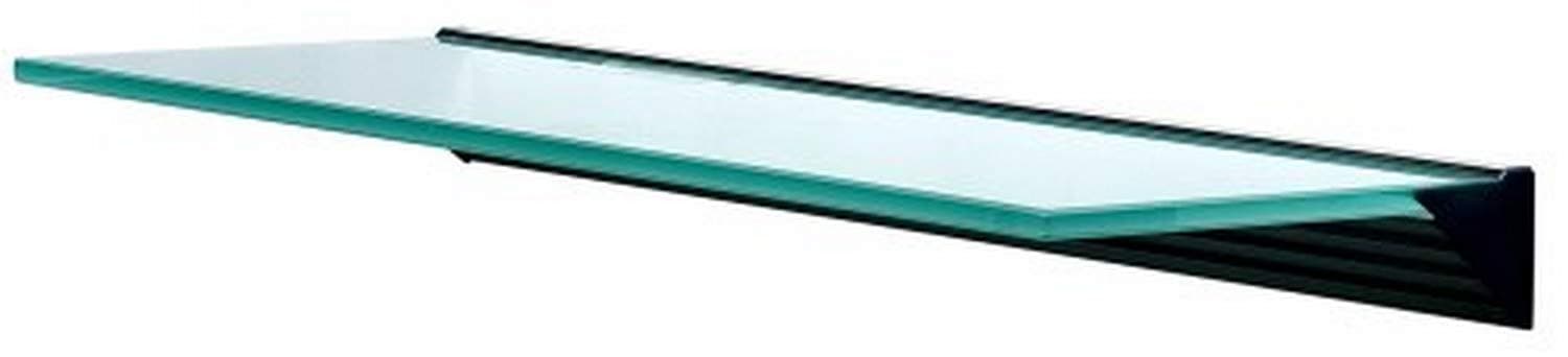 LTL Home Products Wallscapes Glacier Floating Glass Wall Shelf Kit, 8"X24", Opaque