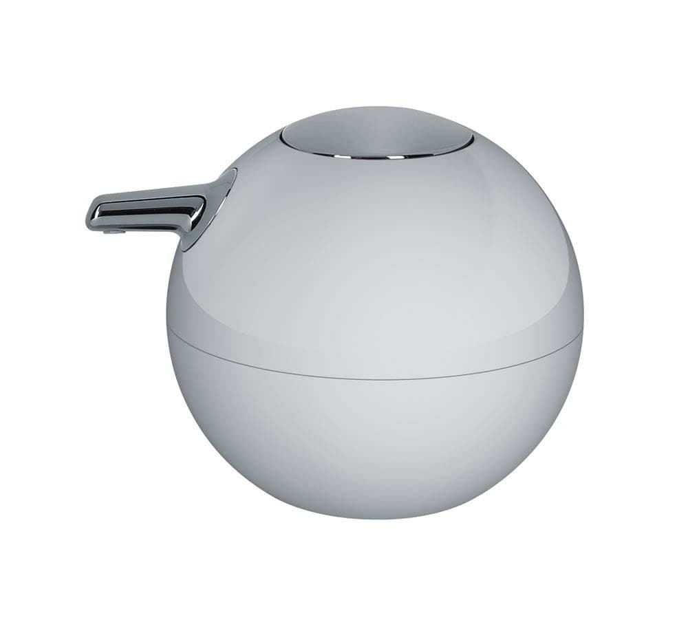 Spirella Bowl-Shiny White Soap Dispenser, 10.5cmx11.5cm