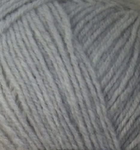 Aran 400g with Wool,Woolcraft Yarn, 30 Colour's (Silver 821)