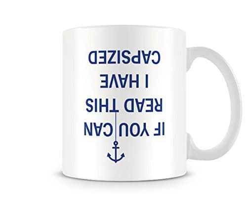 Capsized - Printed Funny Mug - Great Gift/Present Idea, Ceramic, 11fl.oz.