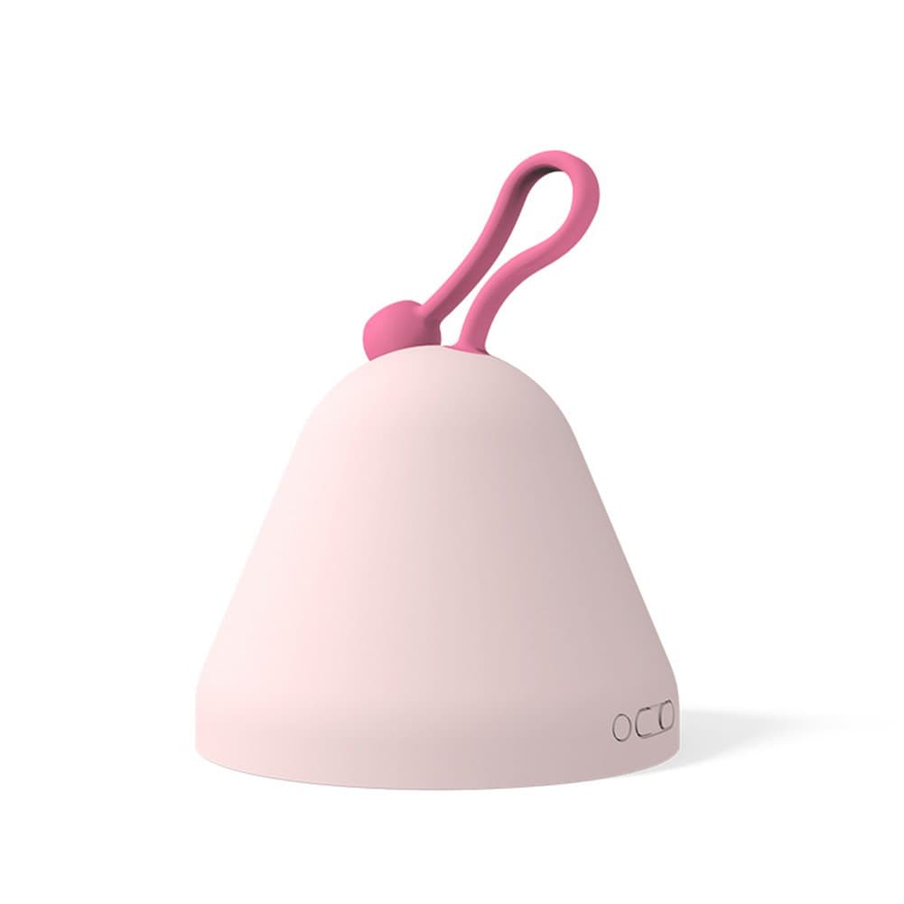 LED Baby Night Light,Portable Nursery Night Lamp with alarm clock Adjustable Brightness and Date/time/temperature/humidity display for Sleep Travel Camping Sleeping Baby and Nursery (Red)