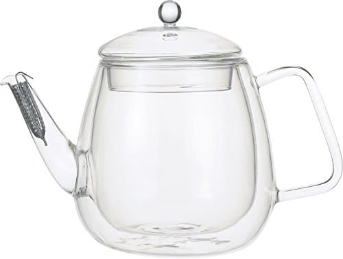 Double Layer Heat Resistant Glass Tea Pot by iwaki
