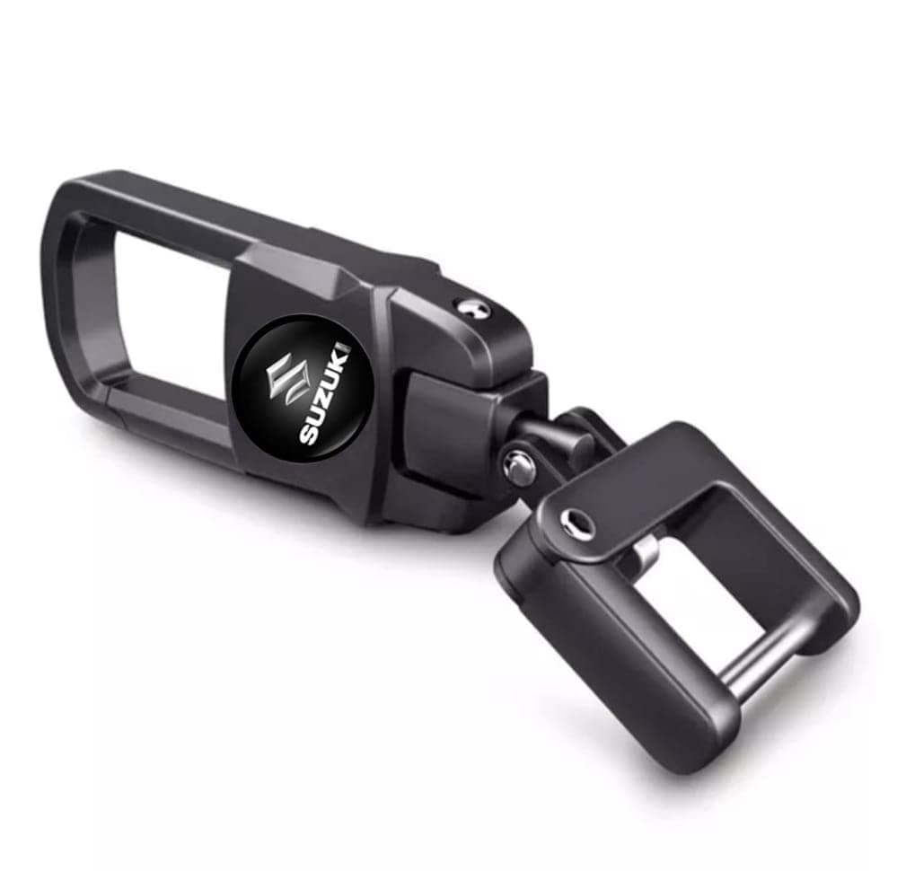 GREENWORLD™ Black Colour Car Key Fob Key Chain Heavy Duty Keychain for Suzuki/Dzire/Swift/Breeza/Scross/Baleno/Alto/Wagonr/Xpresso/Ciaz/Ignis