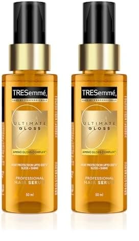 TRESemmé Gloss Ultimate Ultra Shine Hair Serum 50Ml With Macadamia Oil & Vitamin E, For Super Shiny Finish (Pack Of 2)