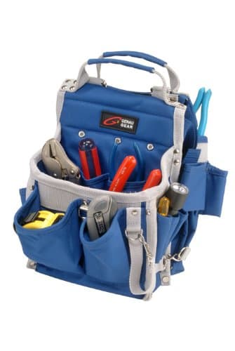 4750 17-Pocket Dual Bag Pouch and Belt Combination, Blue/Silver