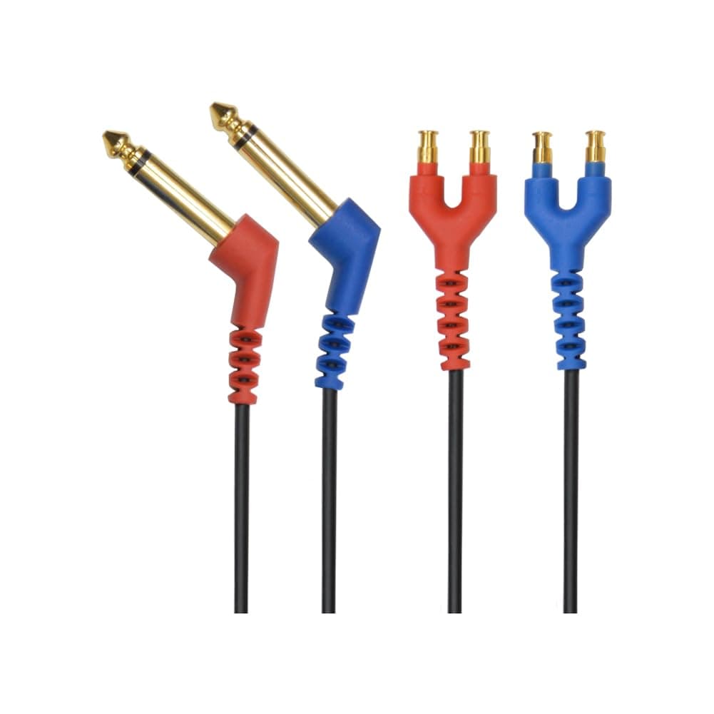 daily headset Audiometer Headphone Earphone Cable for TDH39 & DD45 Audiometric Headsets with Gold-Plated 2 x 6.35 mm Mono Jack, Length 2 Meter