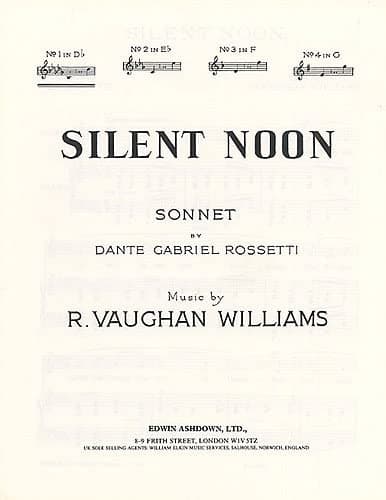 Edwin AshdownVaughan Williams: Silent Noon In D Flat