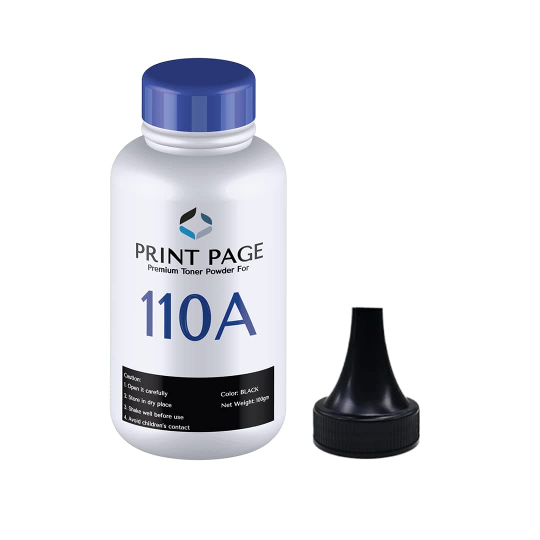 Toner Powder Compatible for 110A Cartridge for LJ Printers 108a, 108w, MFP 131, 131a, 133pn, 135a, 135w, 135fnw, 136a, 136nw, 136w, 137fnw, 138, 138p, 138pn, 138pnw, 138fnw -80 gm (1 pcs)