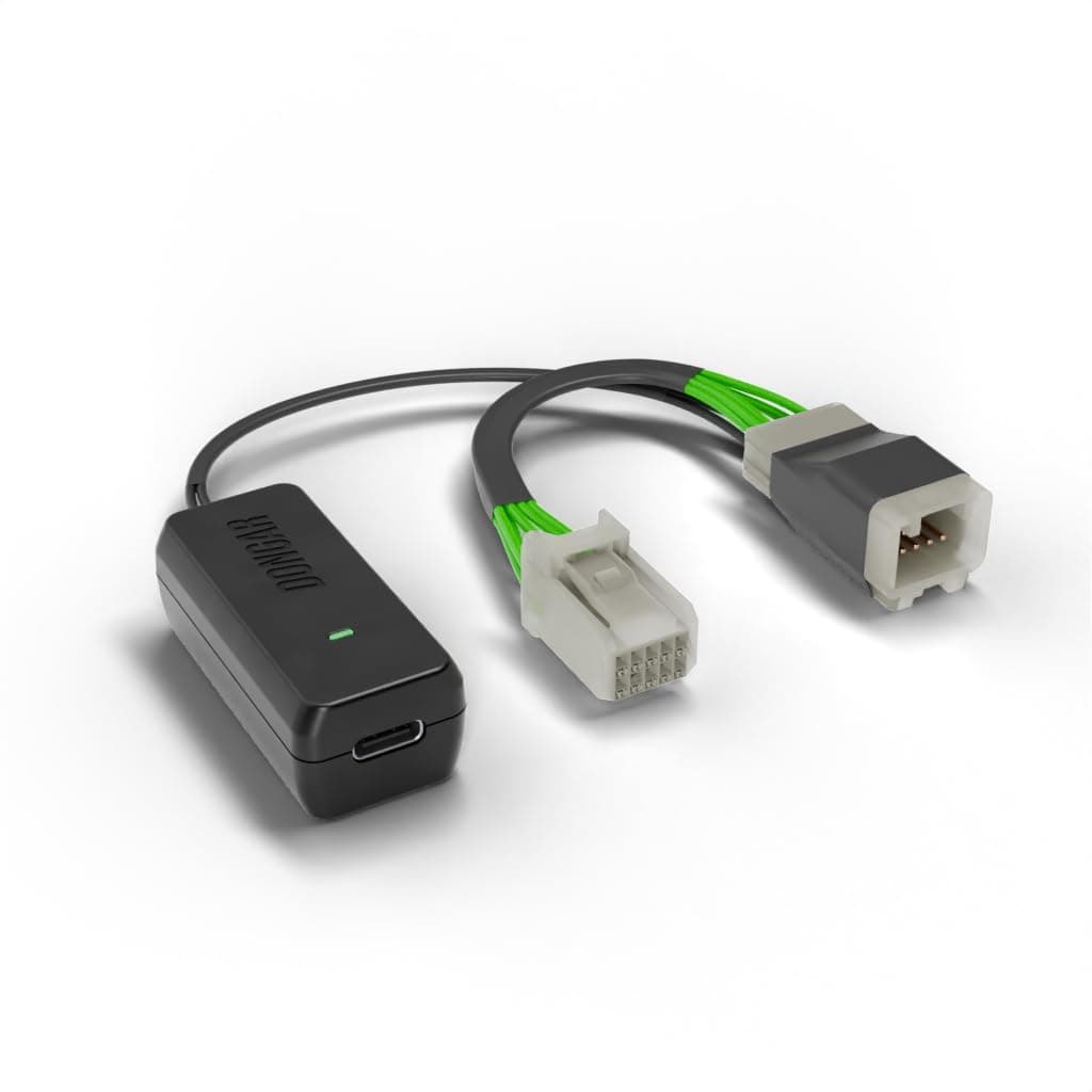 Dongar Dashcam Power Adapter (10-pin Type H) for Hyundai/Kia. Compatible with Select Models, Ioniq, EV6, and More. Connects to Rearview Mirror, Built-in USB Power Source, Easy to Install