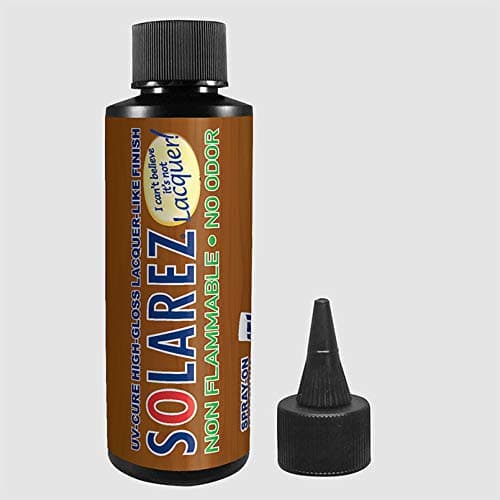 SOLAREZ ~ I Can’t Believe It’s Not Lacquer ~ SPRAY-ON Formula ~ NO Lacquer Odor! Cures in Minutes, Sands Incredible, Eco Friendly - Low VOC and Made in The USA!