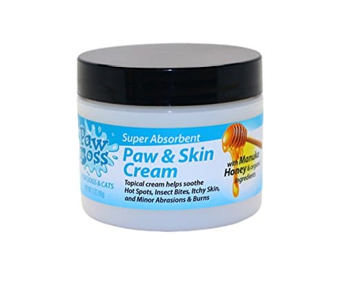 Paw Boss Dog and Cat Skin Cream (2 oz)- Ideal for Hot Spots, Itchy Skin, Cracked Paws, & Allergies (2 oz)