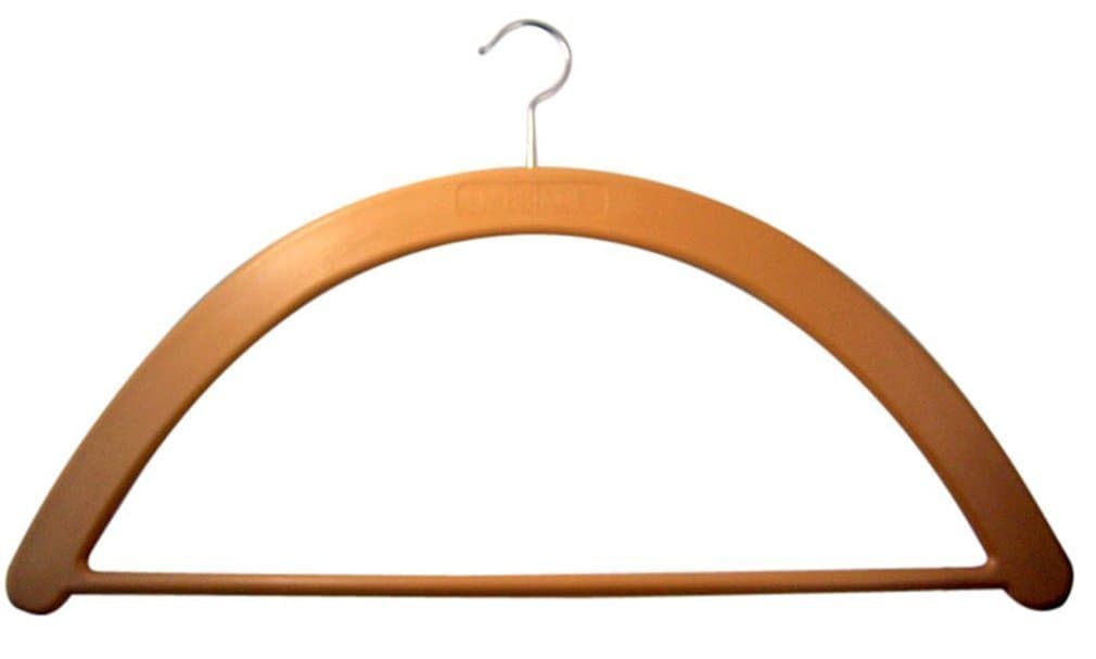 Slabbinck Brand Wood Tone Vestment Hanger with Metal Hook, 23 Inch