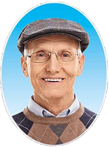 Personalized Porcelain Portrait for Headstone - Custom Memorial Photo Tile for Monument Cemetery - Free Professional Photo Edit