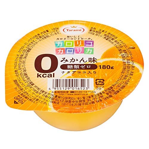 Tarami Karorikokarorika 0kcal tangerine taste 180gX6 pieces