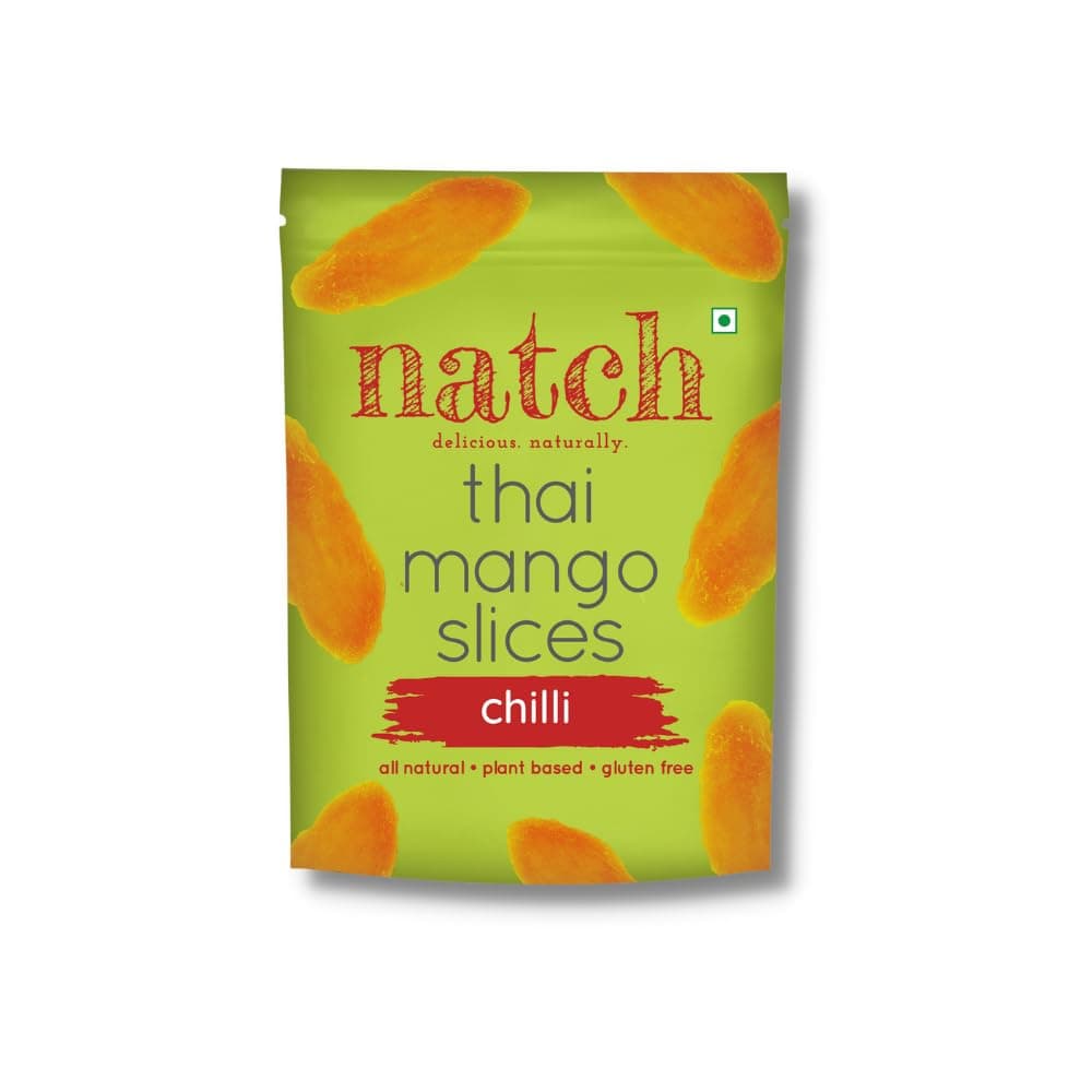 Dried Thai Mango Slices, 100% All Natural, Vegan, Gluten Free, No Artificial Preservatives, Trans Fat Free, Rich in Antioxidants, Chilli Flavour, 150gm each (Pack of 1)