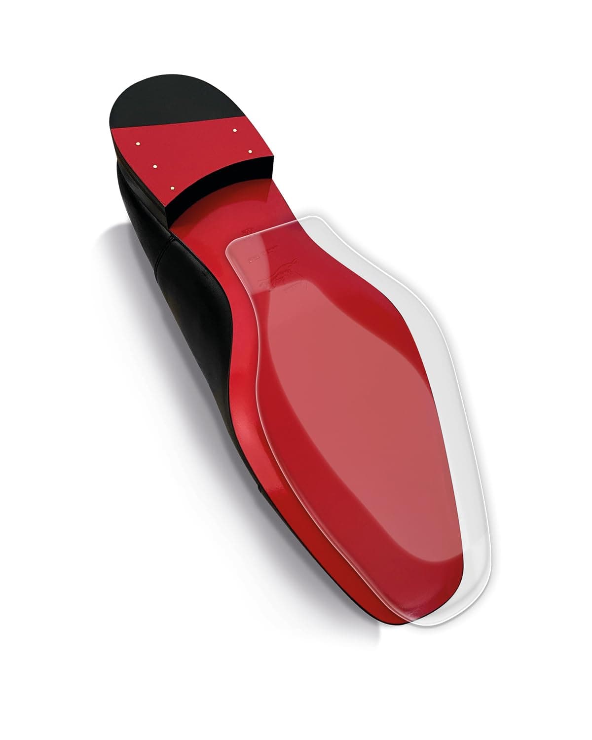CoveredSole Men's Sole Sticker - 3M Crystal Sole Protector for Christian Louboutin Dress Shoes and Loafers