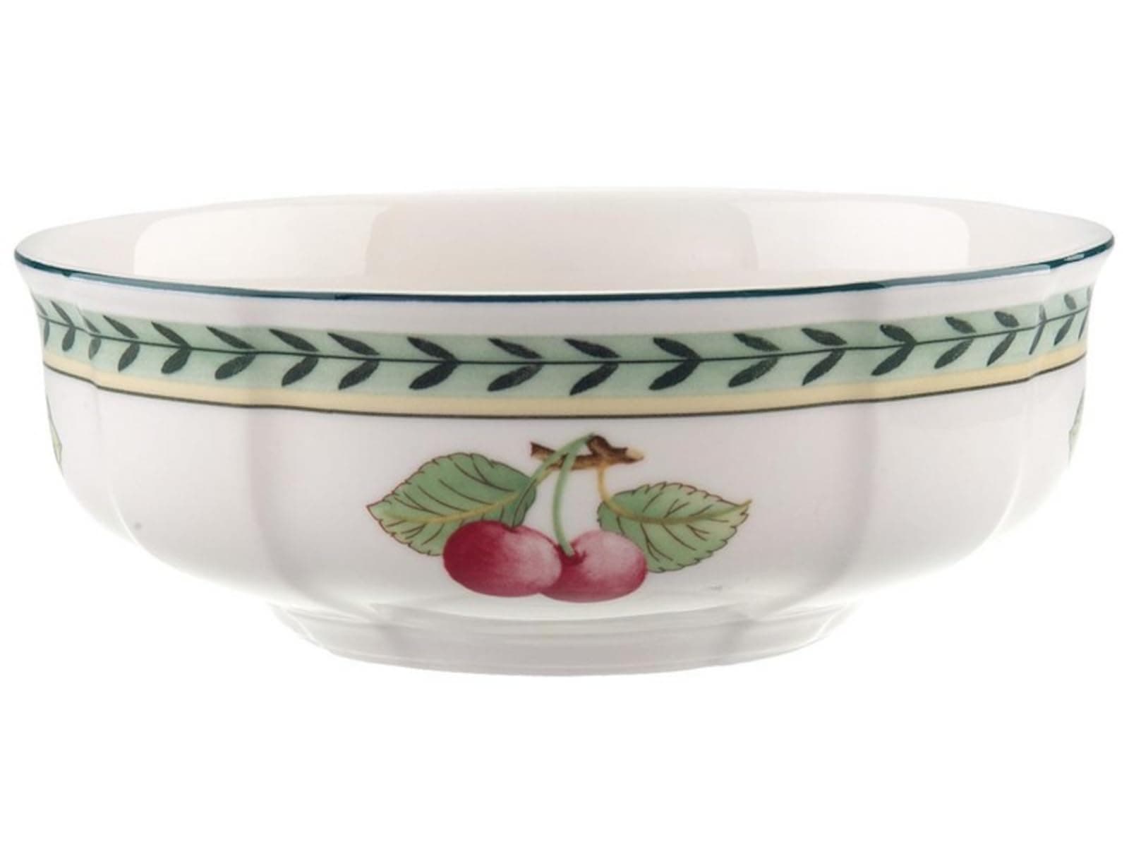 French Garden Fleurence Cereal Bowl, 5.75 in, White/Multicolored